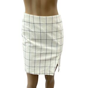 Banana Republic Plaid Pencil Skirt Petite* Business Career Workwear Women 6